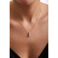 Blue Topaz Necklace