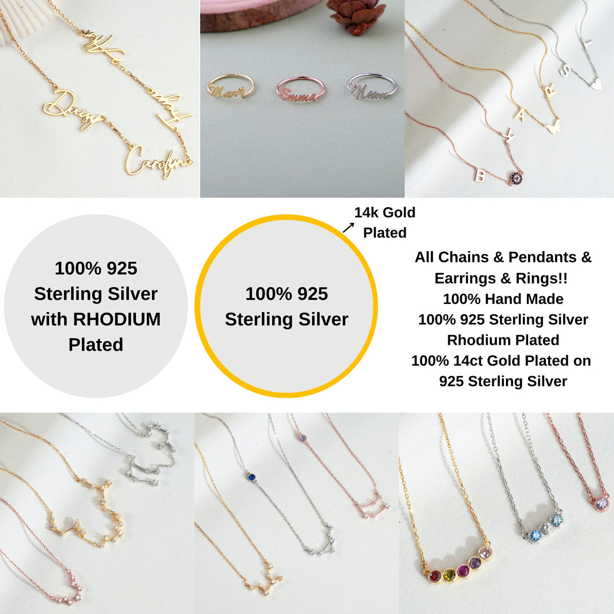Gold Angel Number Necklace