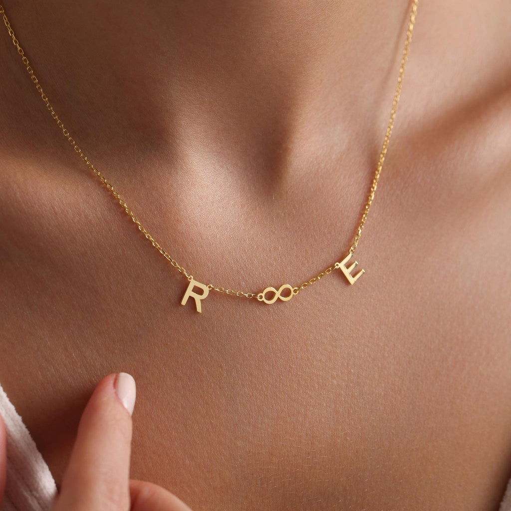 Personalized Gold Initial Necklace