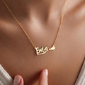 Personalized Broom Name Necklace