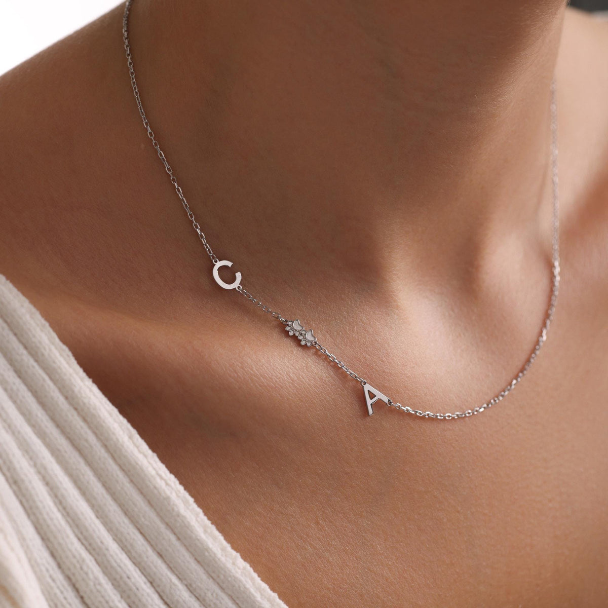 Personalized Gold Initial Necklace