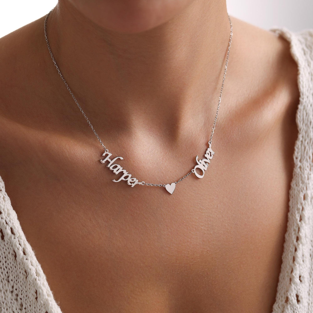 Personalized Multiple Name Necklace
