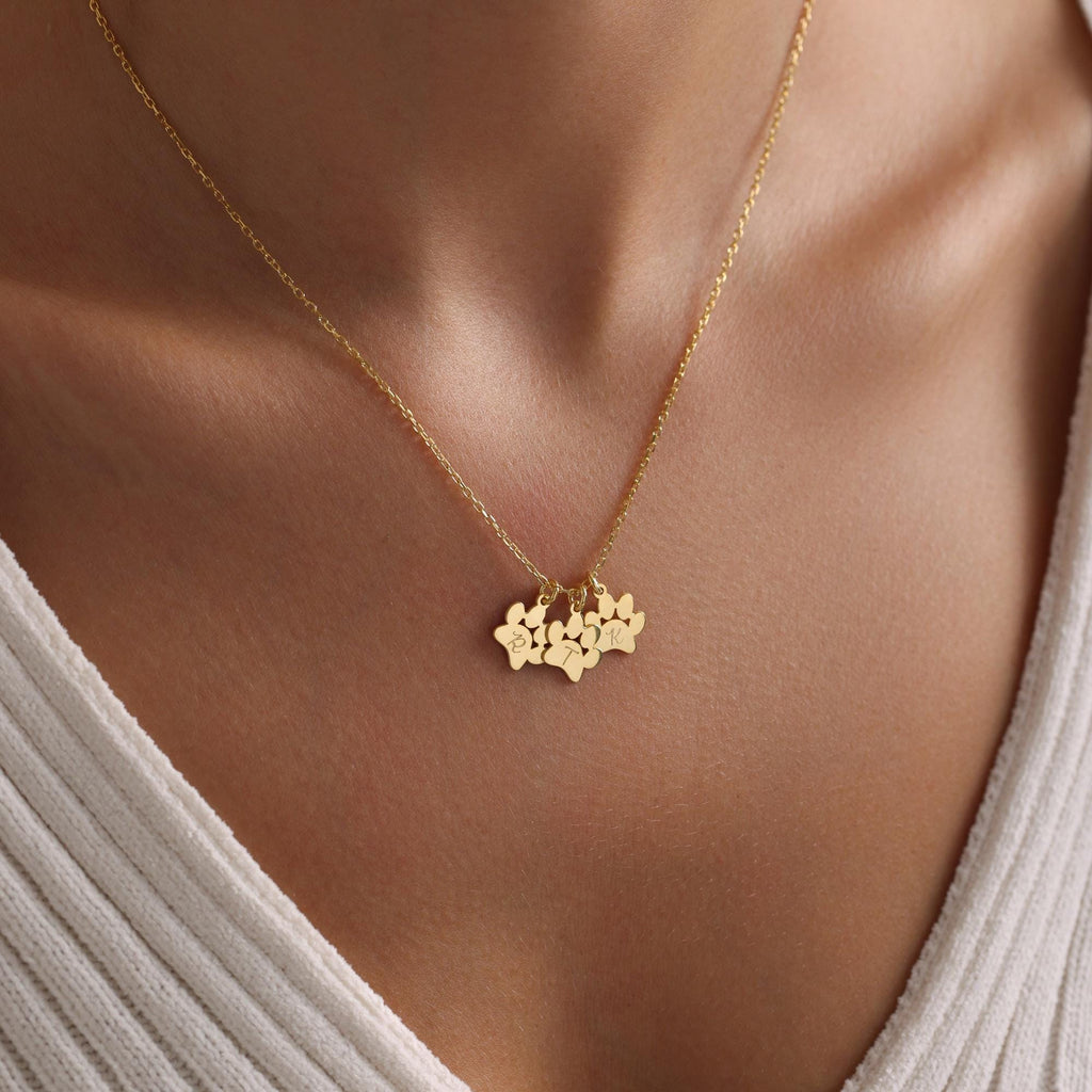 Personalized Pet Paw Necklace