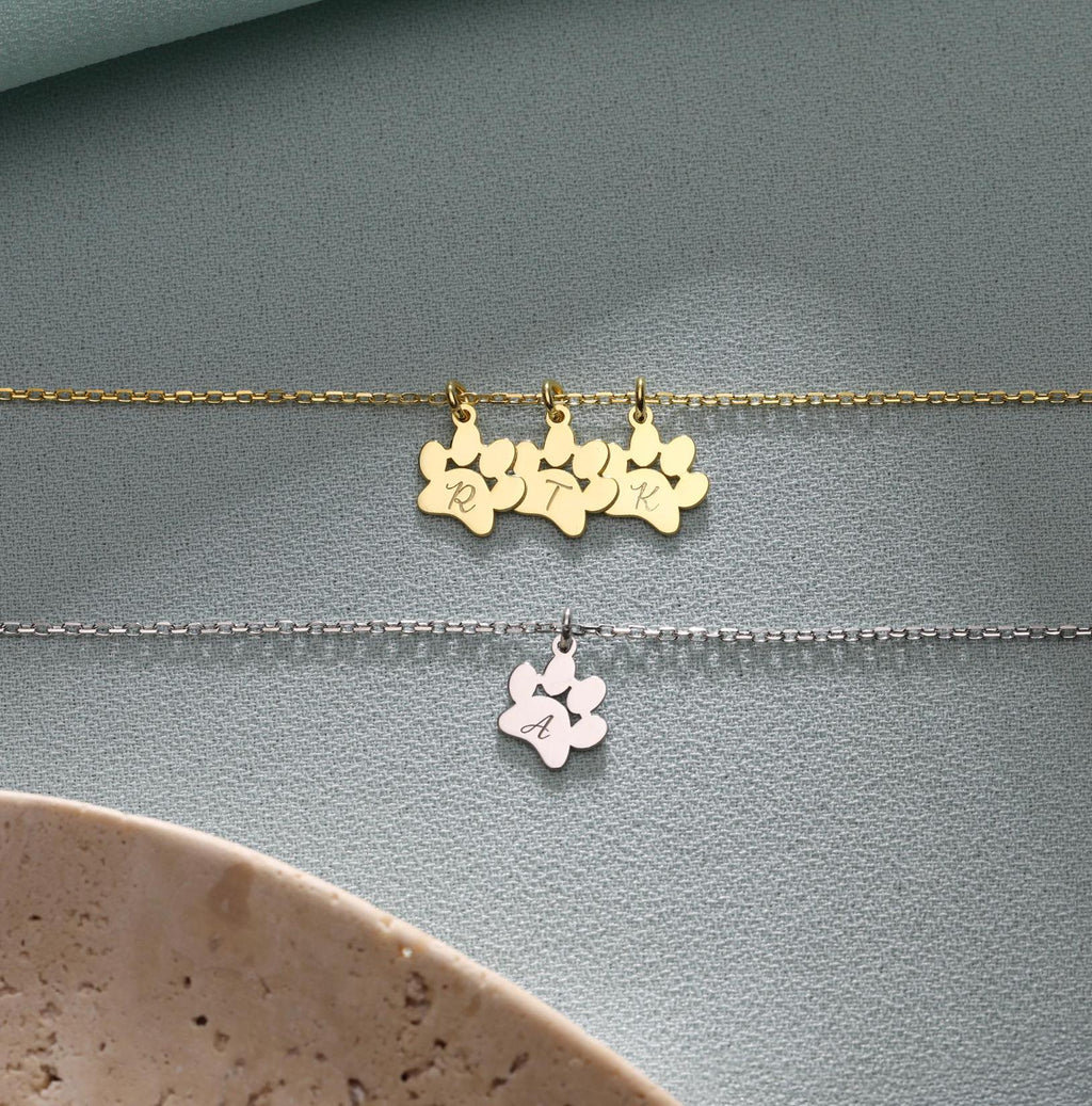 Personalized Pet Paw Necklace