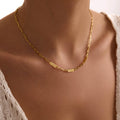 Custom Sterling Silver Family Name Bar Necklace