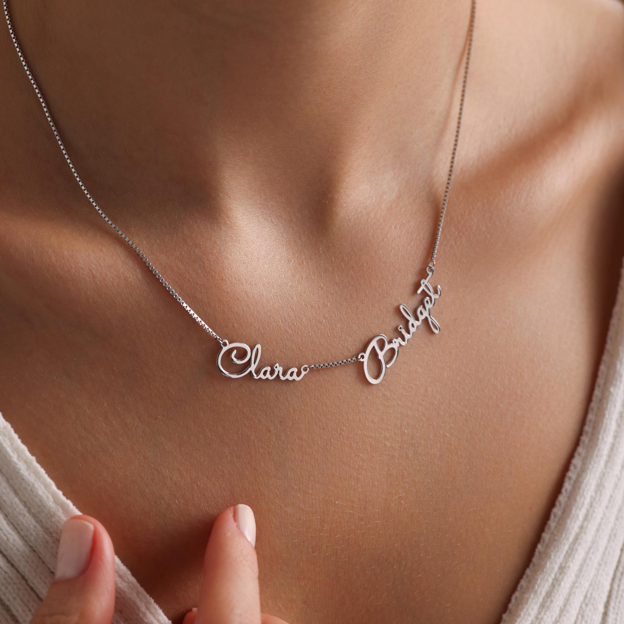 Custom Script Name Necklace
