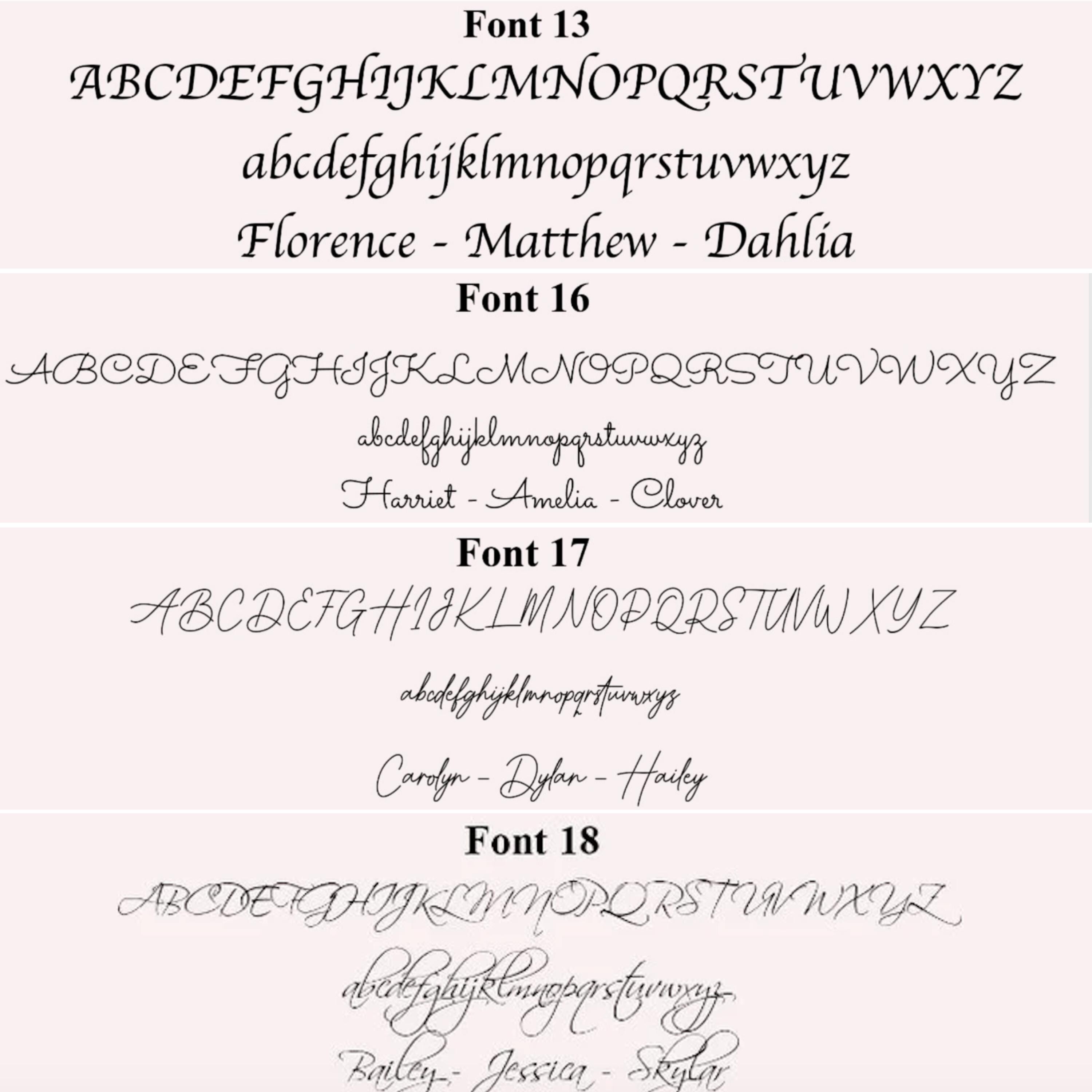 Custom Script Name Necklace