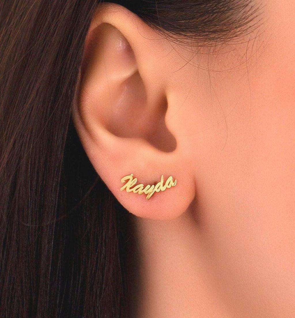Custom Name Earring