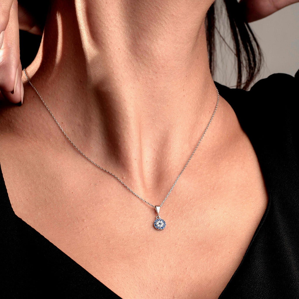 Blue Evil Eye Necklace