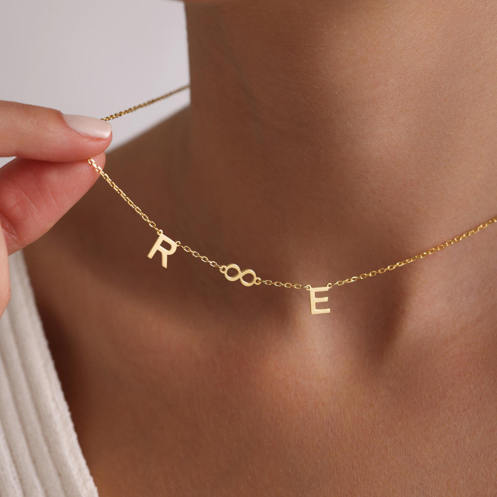 Sterling Silver Initial Necklace