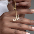 925 Silver Initial Necklace