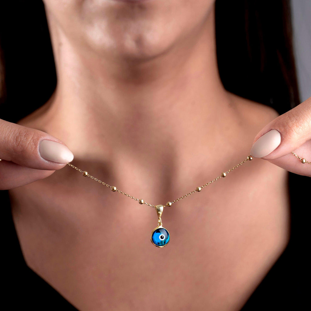 Blue Evil Eye Necklace