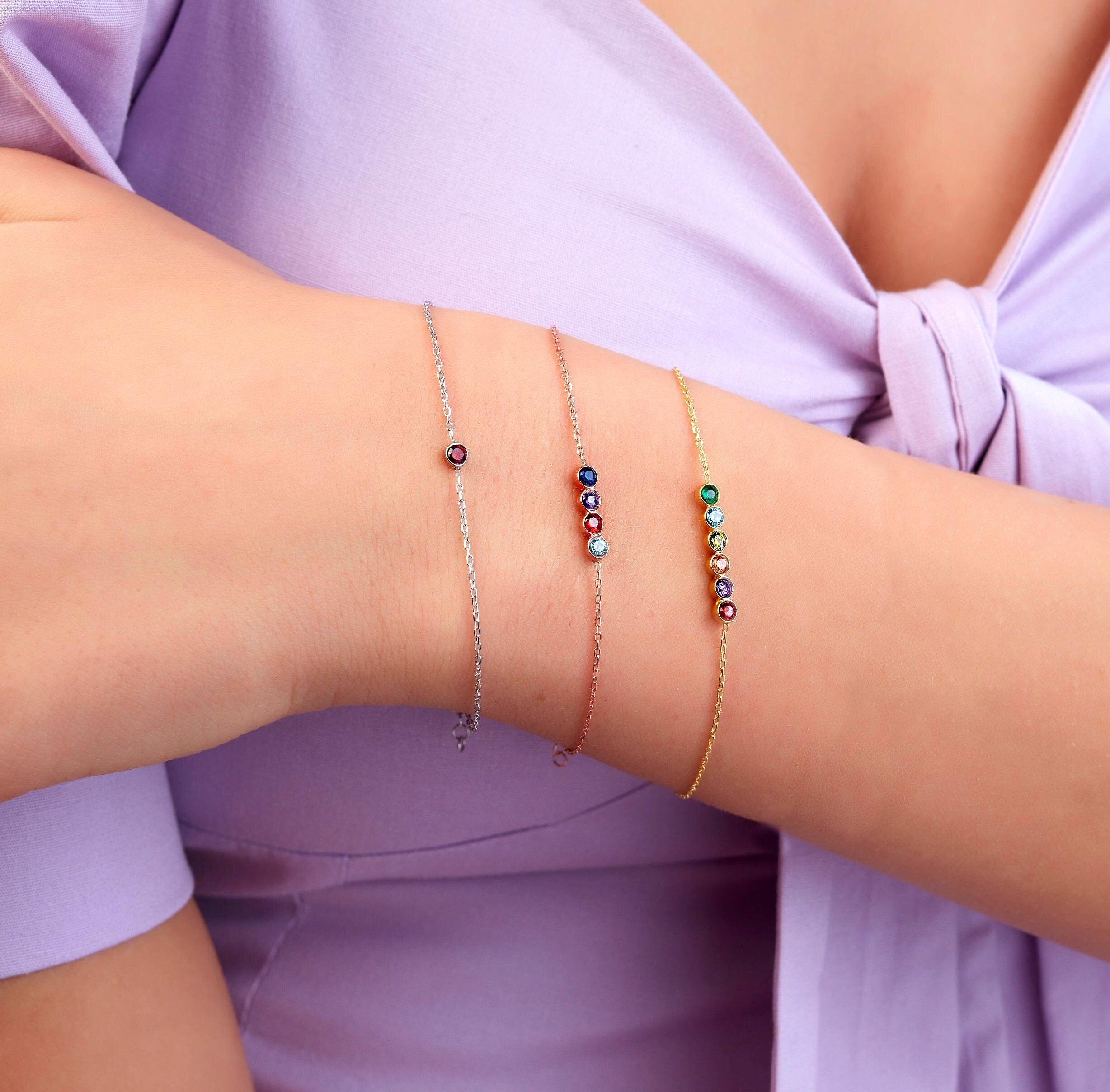 Family Birthstone Bracelet