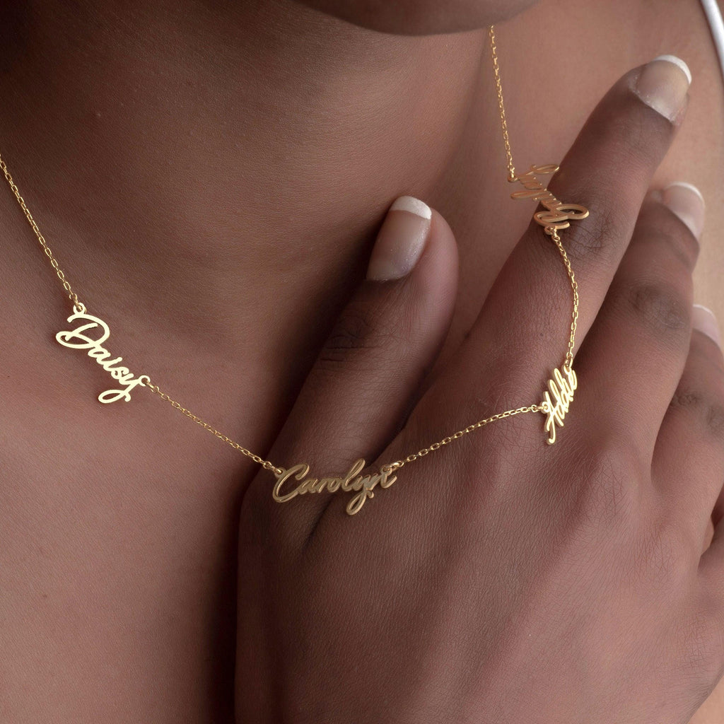 Sterling Silver Custom Name Necklace