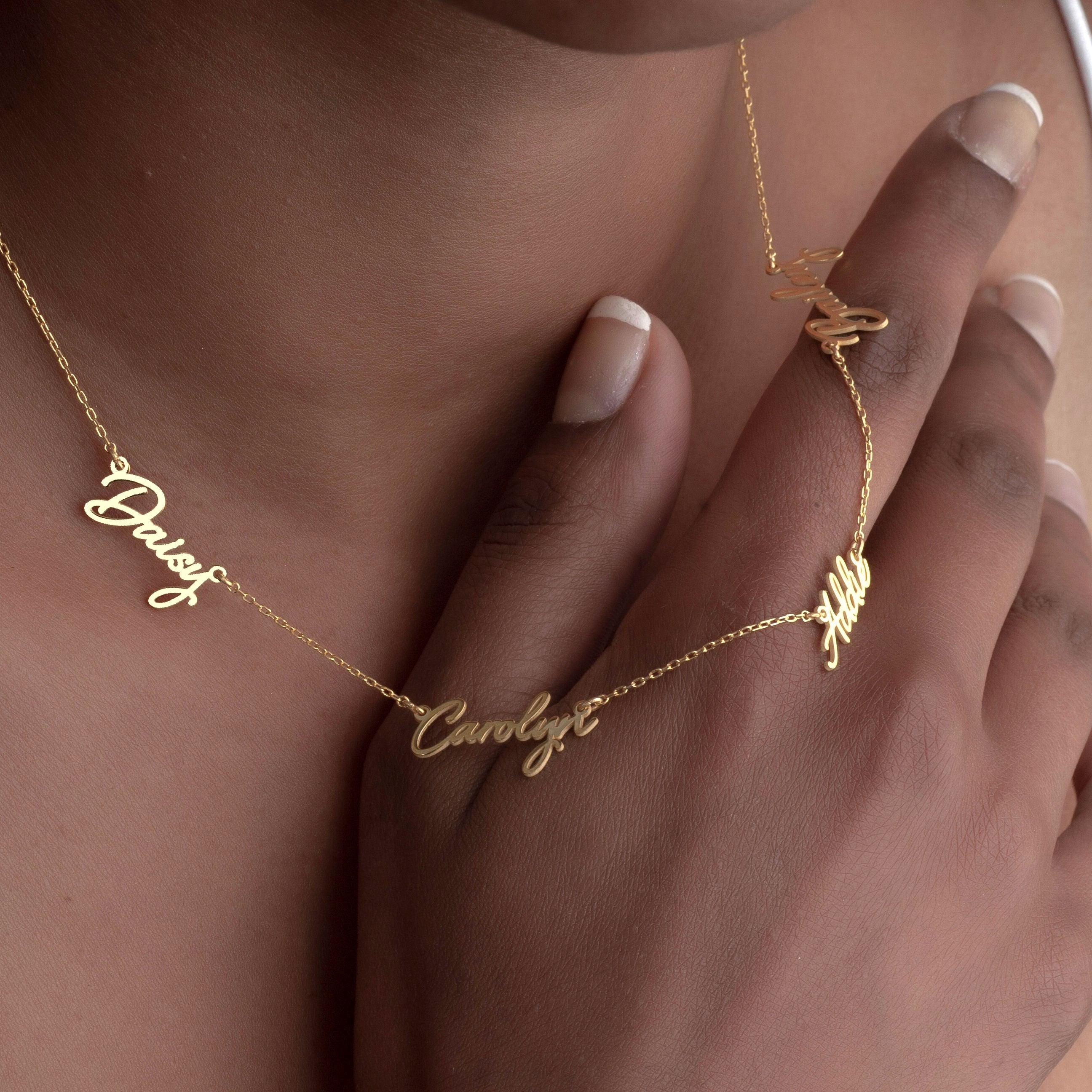Sterling Silver Custom Name Necklace