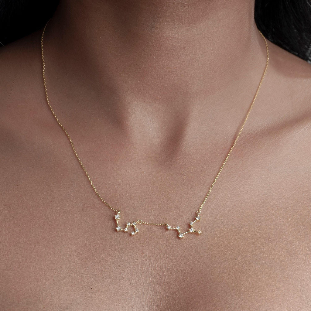Sterling Silver Family Zodiac Necklace
