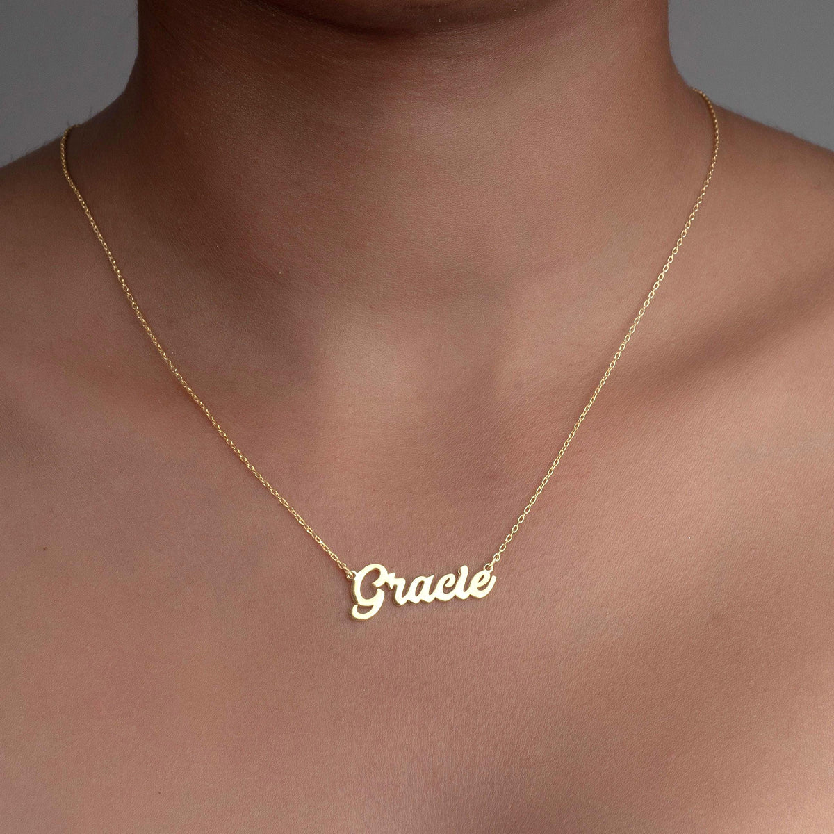 Sterling Silver Custom Name Necklace