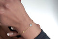 Personalized Initial Birthstone Bracelet