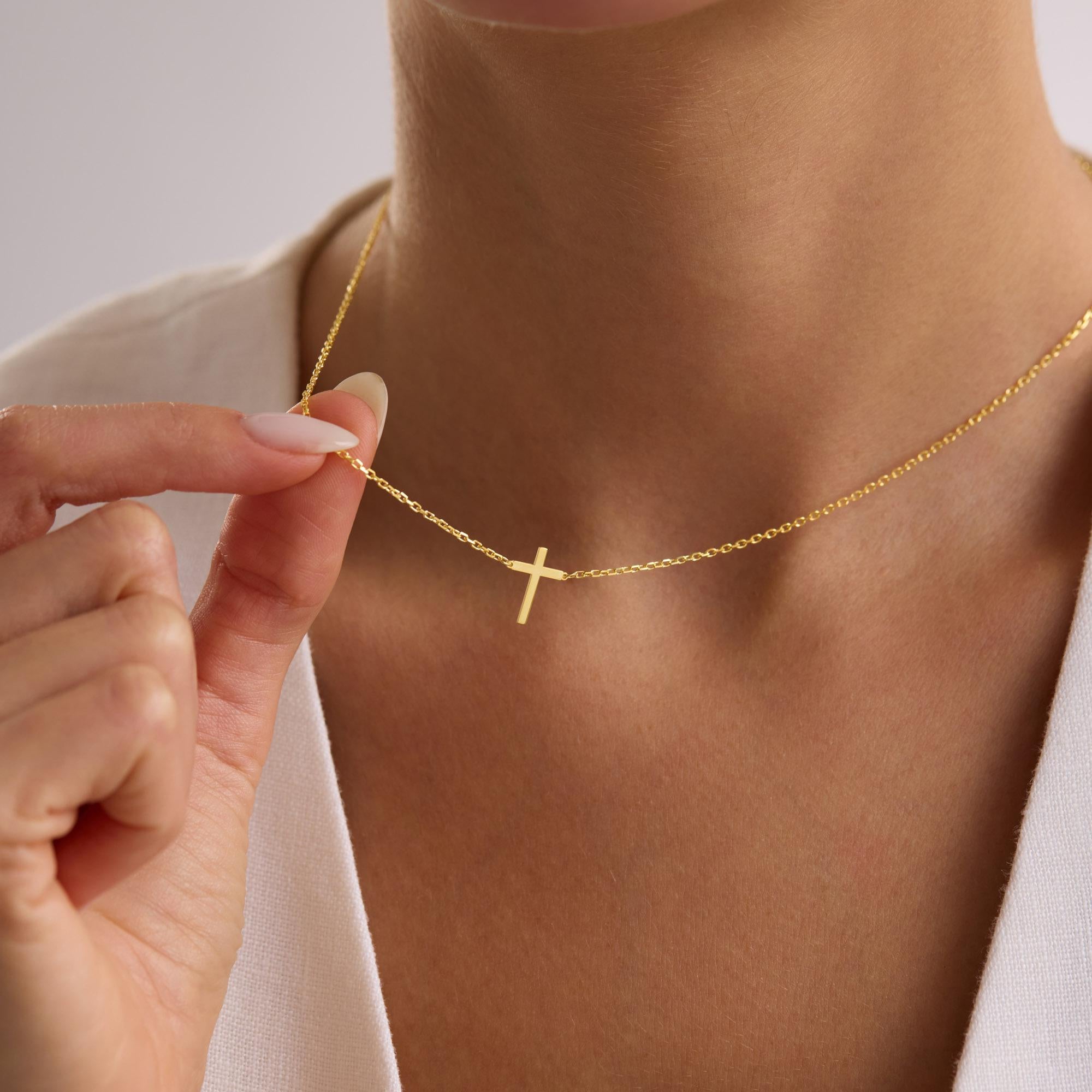 Sterling Silver Cross Necklace