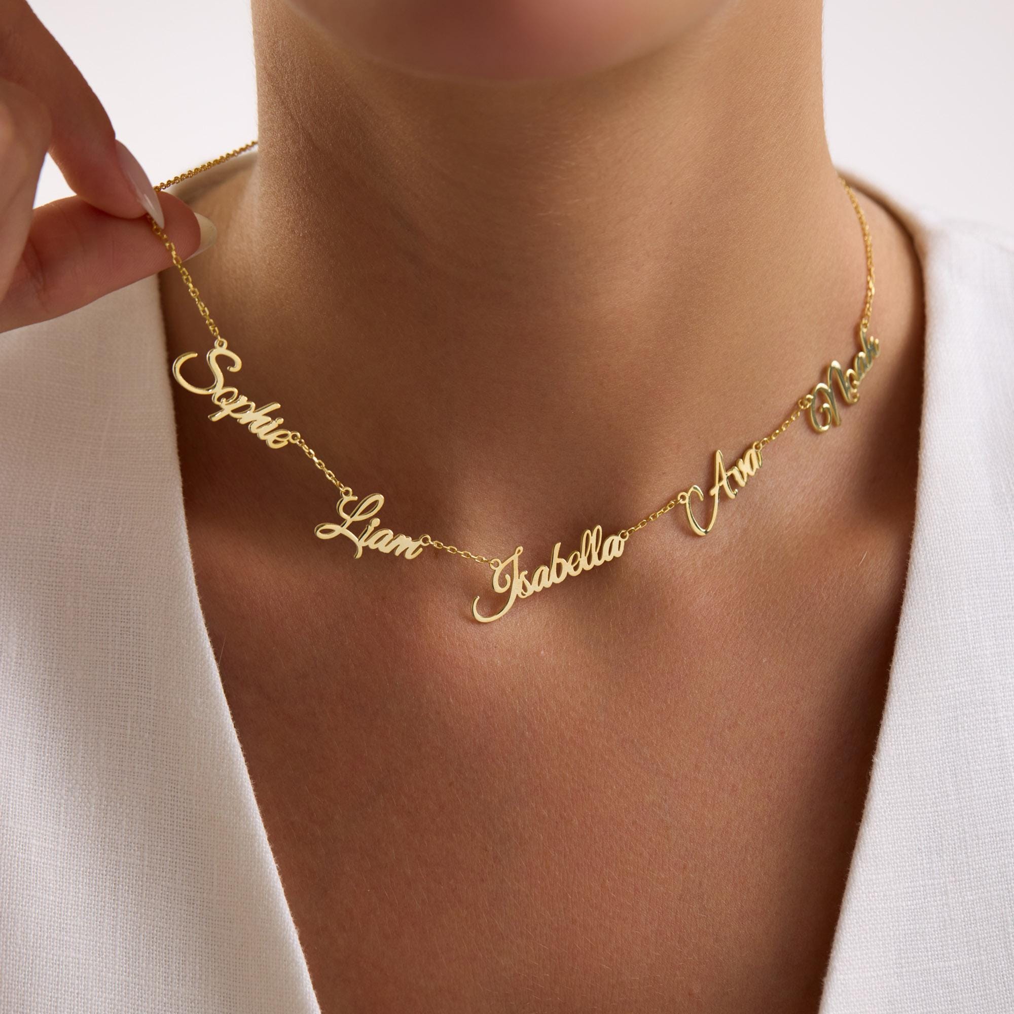 Personalized Sterling Silver Name Necklace