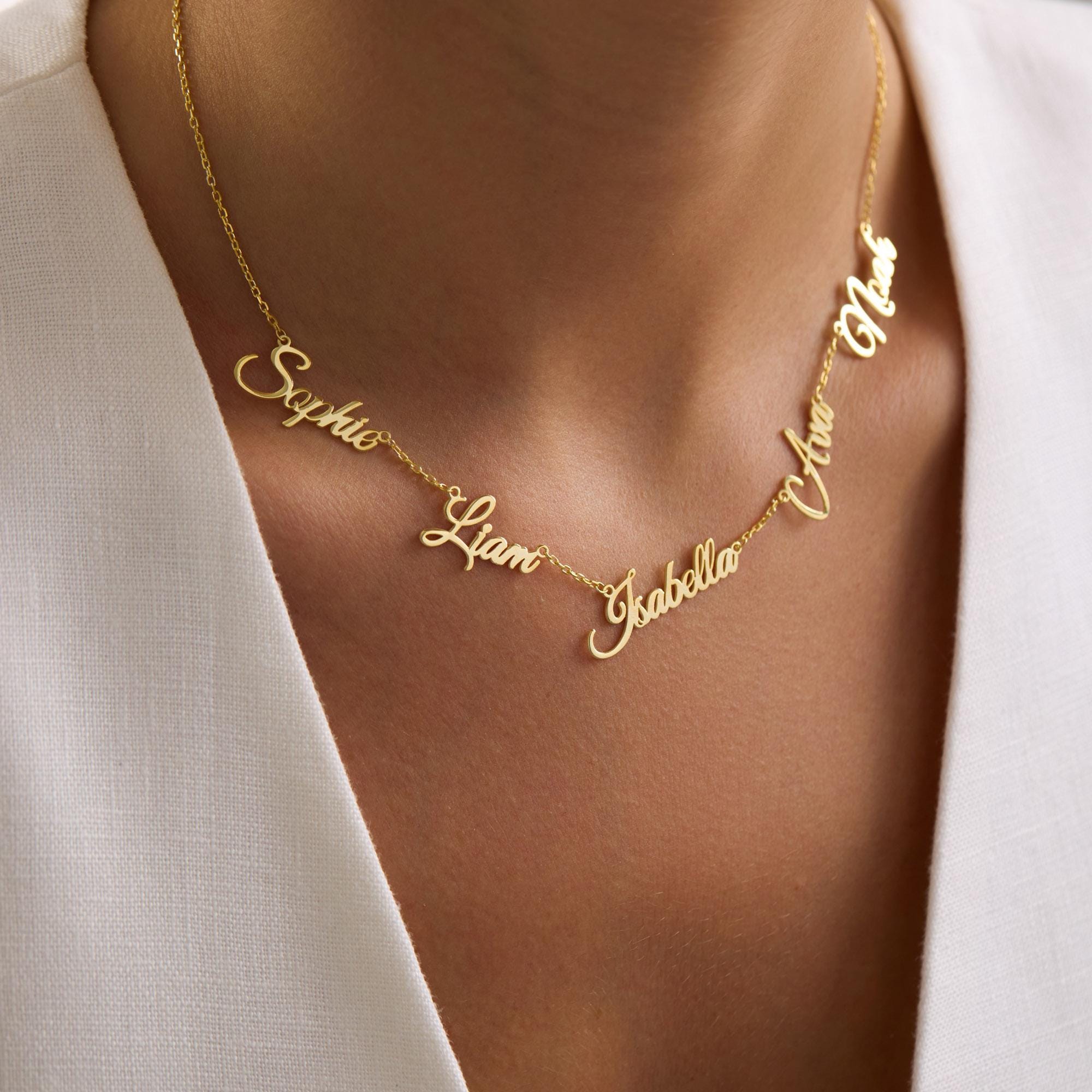 Personalized Family Name Necklace