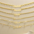 Custom Name Necklace in 14K Gold Vermeil
