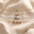 Family Birthstone Necklace