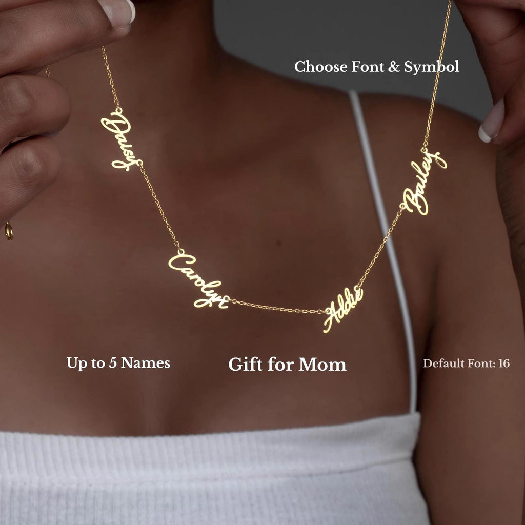Multiple Name Necklace