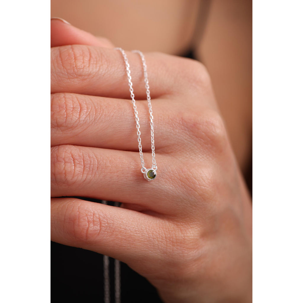 Family Birthstone Necklace for Mum