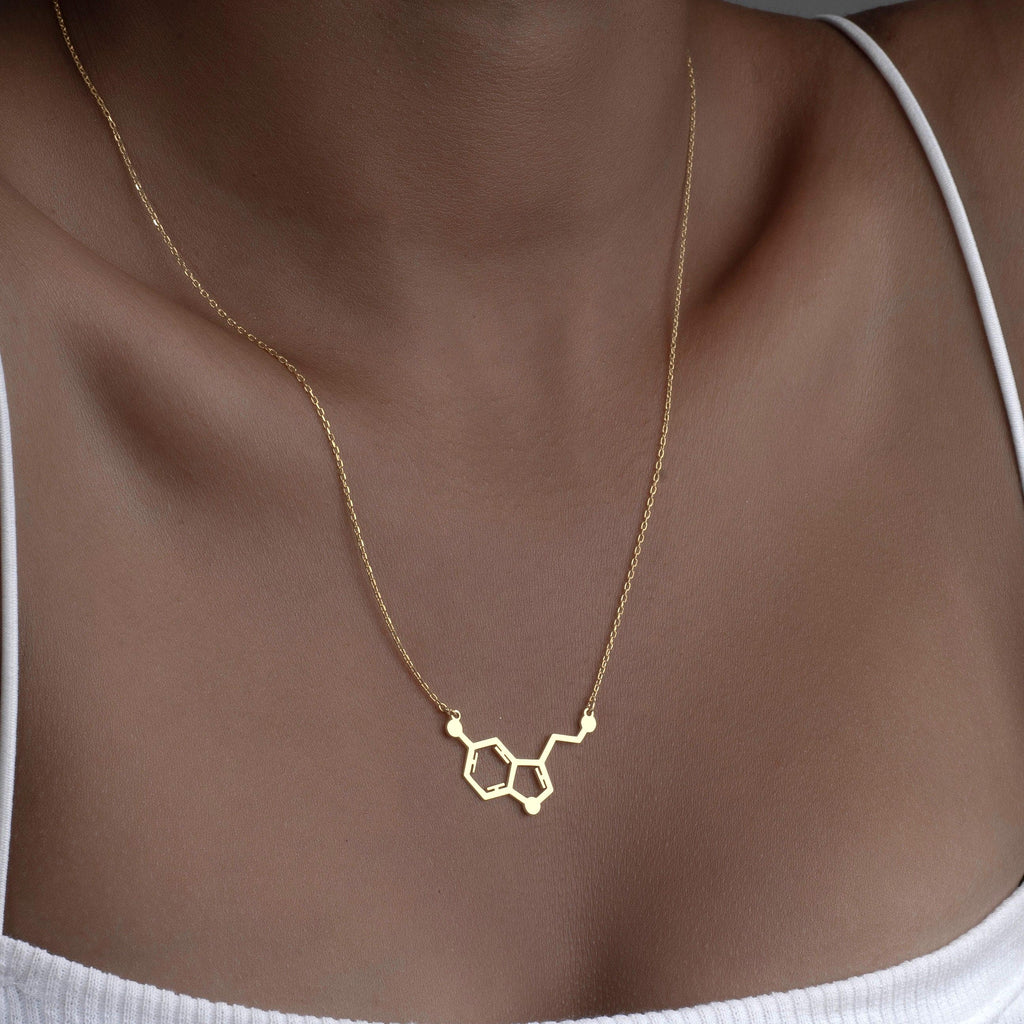 Gold Serotonin Necklace