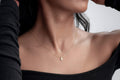 925 Silver Diamond Pendant Necklace