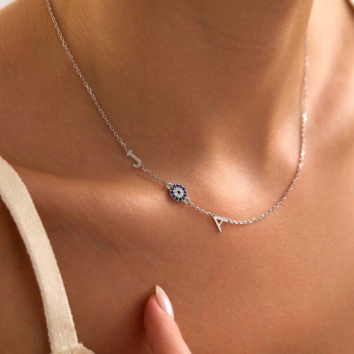 Initial Necklace with Icon