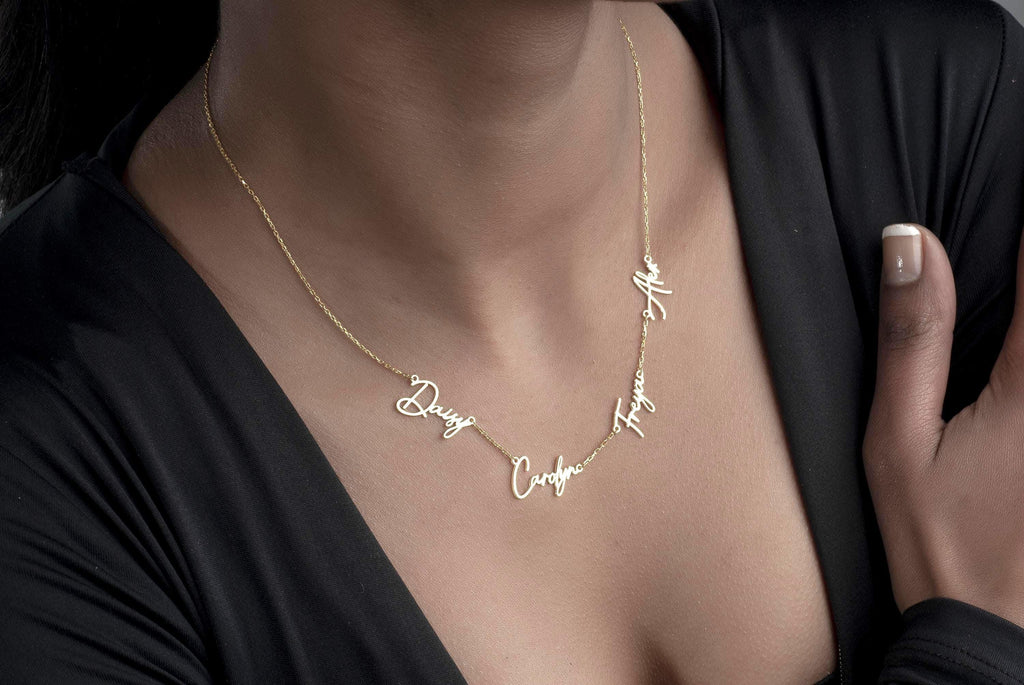 Custom Name Necklace for Mom