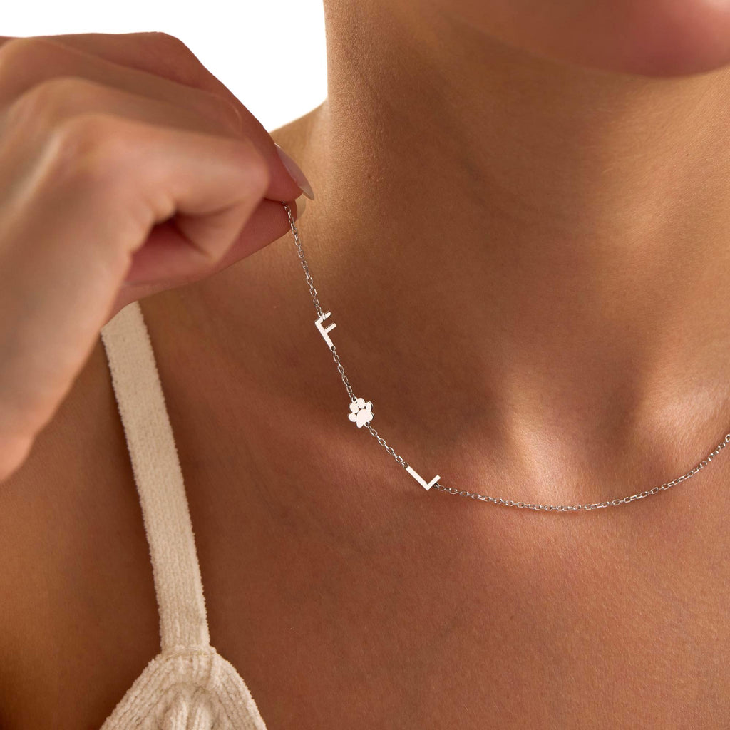 Initial Necklace with Icon