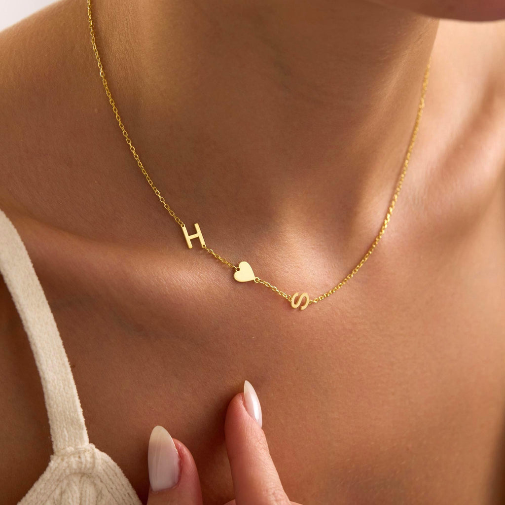 Initial Necklace with Icon