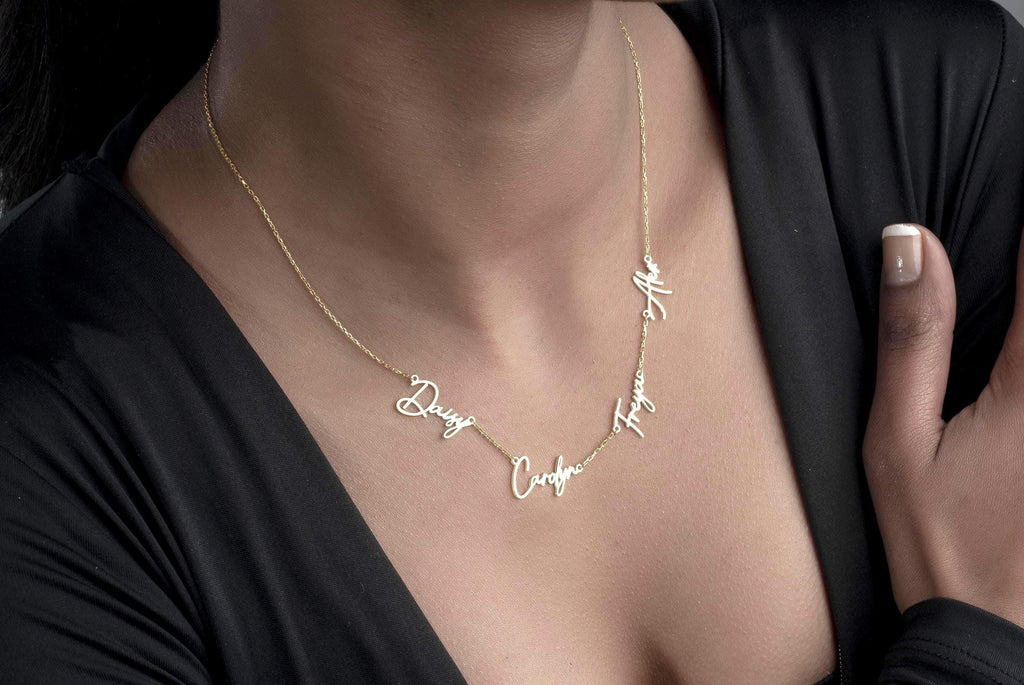 Multiple Name Necklace