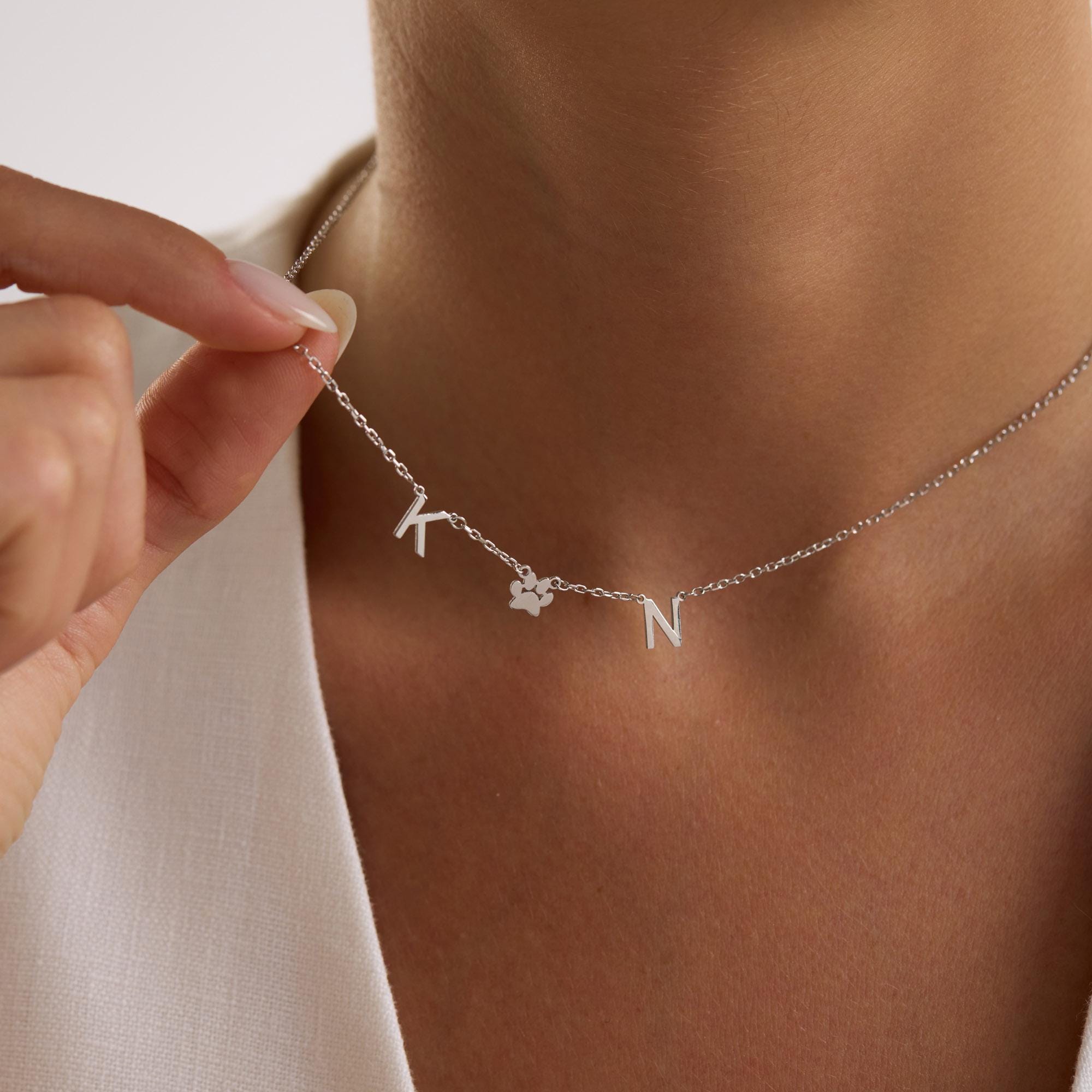 Centered Initial Necklace