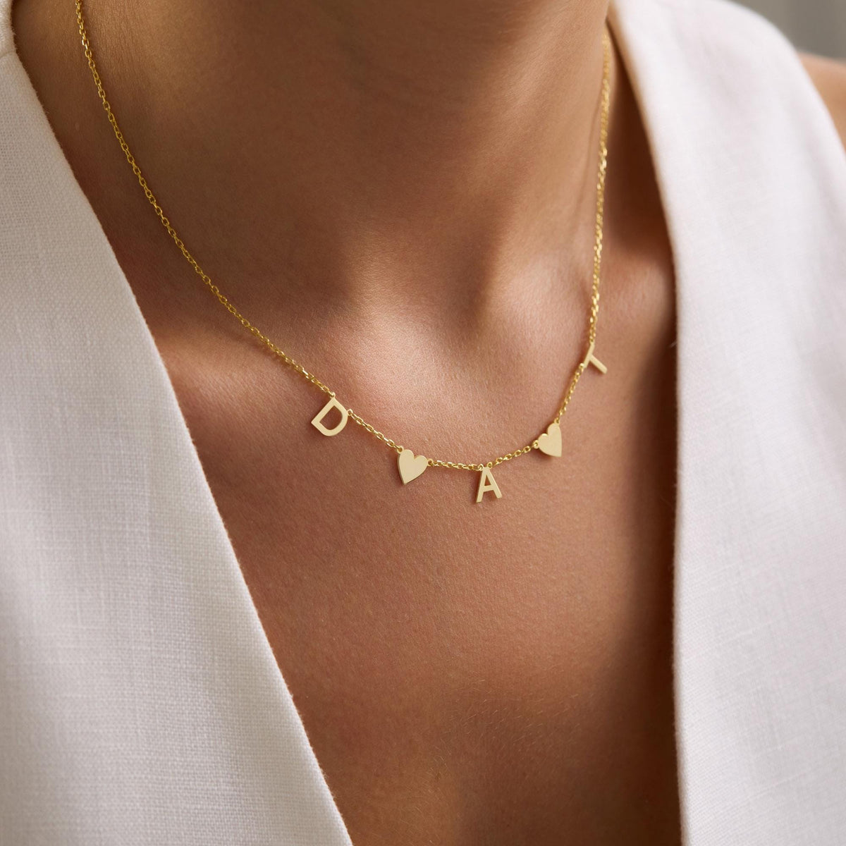 Centered Initial Necklace