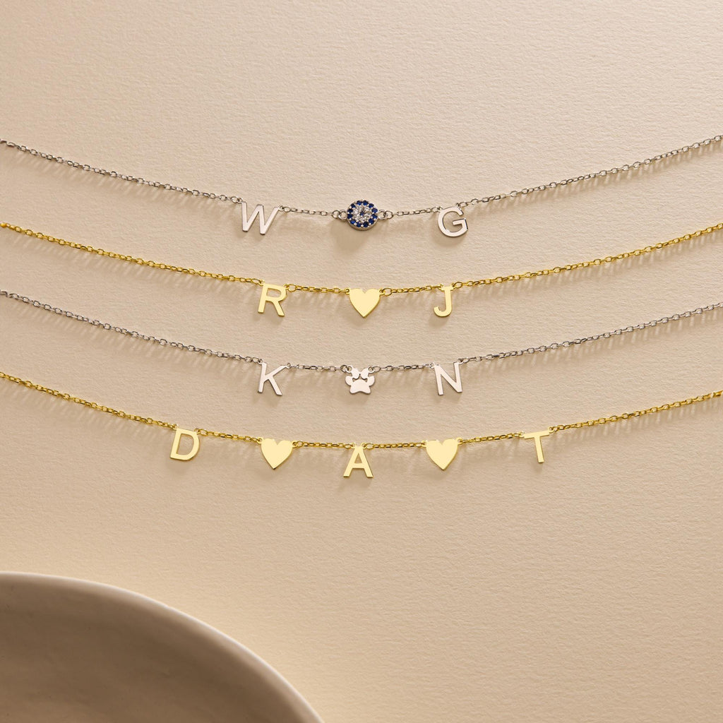 Centered Initial Necklace