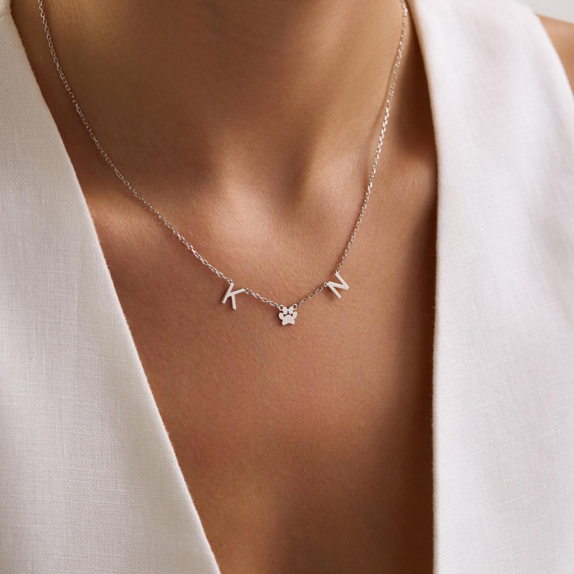 Initial Heart Necklace