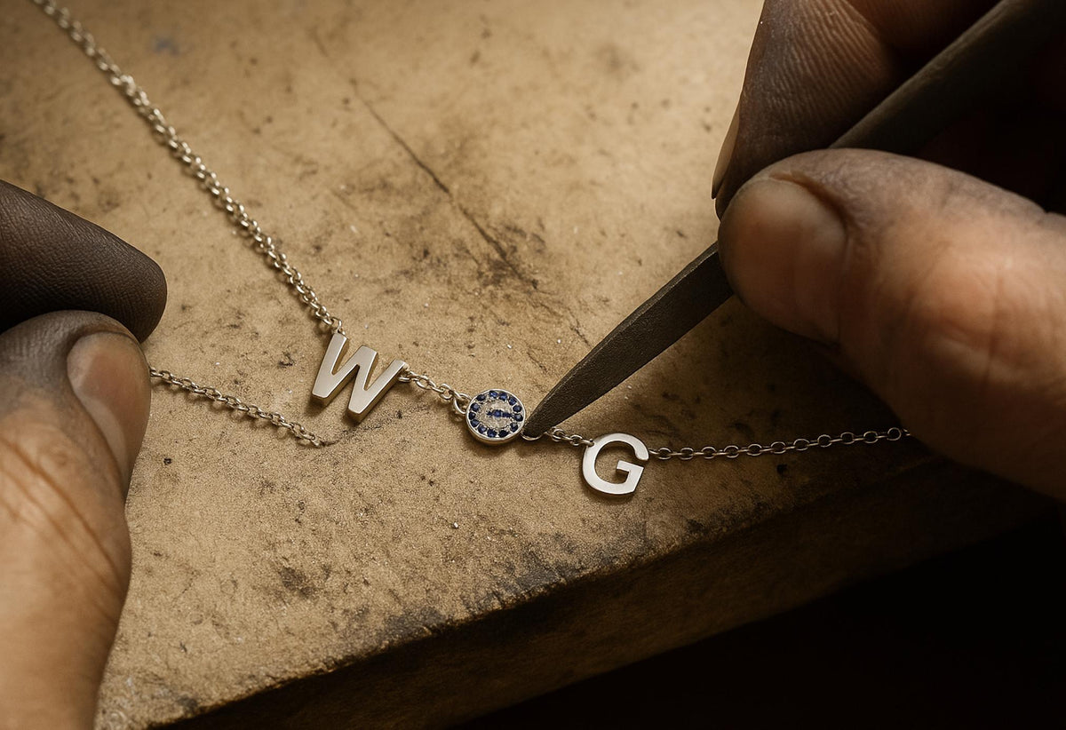 Initial Heart Necklace