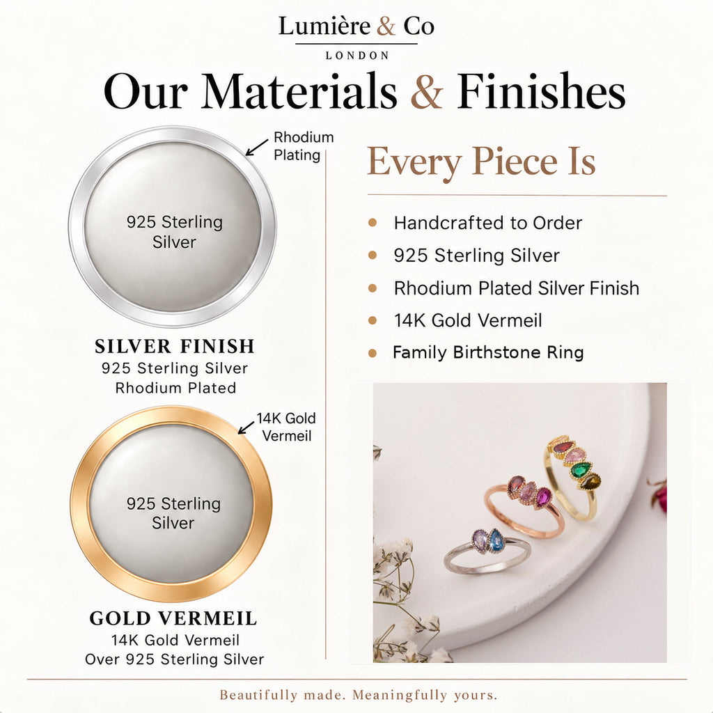 Lumière & Co materials and finishes guide
