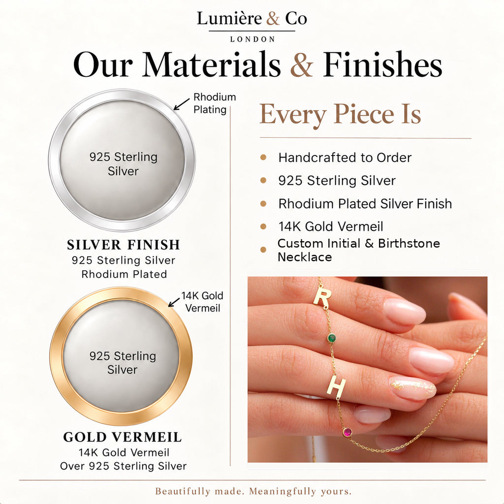 Lumière & Co materials and finishes guide