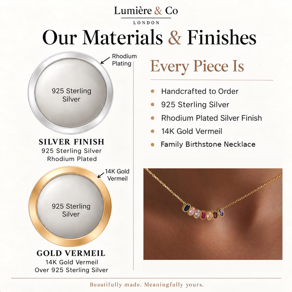 Lumière & Co materials and finishes guide