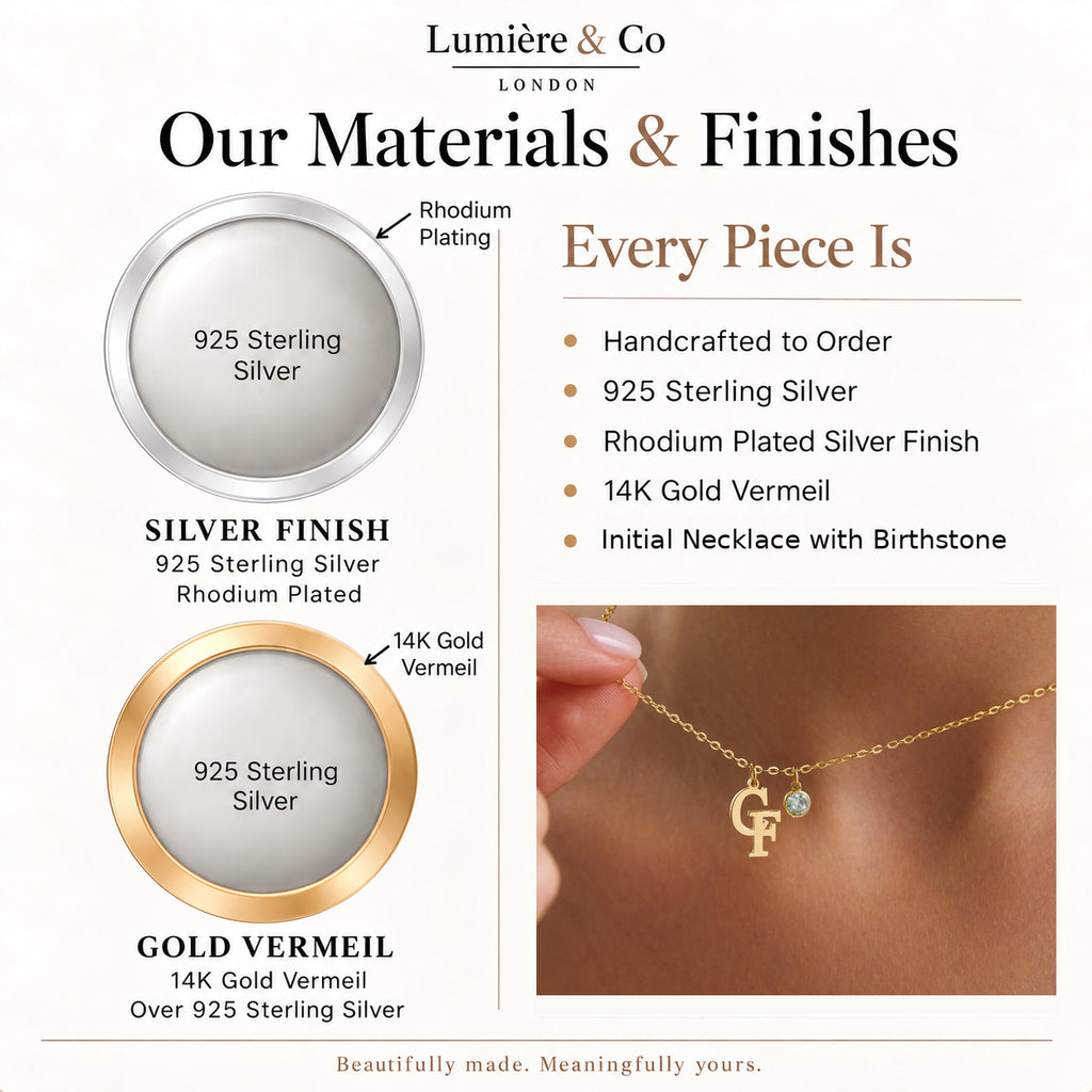 Lumière & Co materials and finishes guide