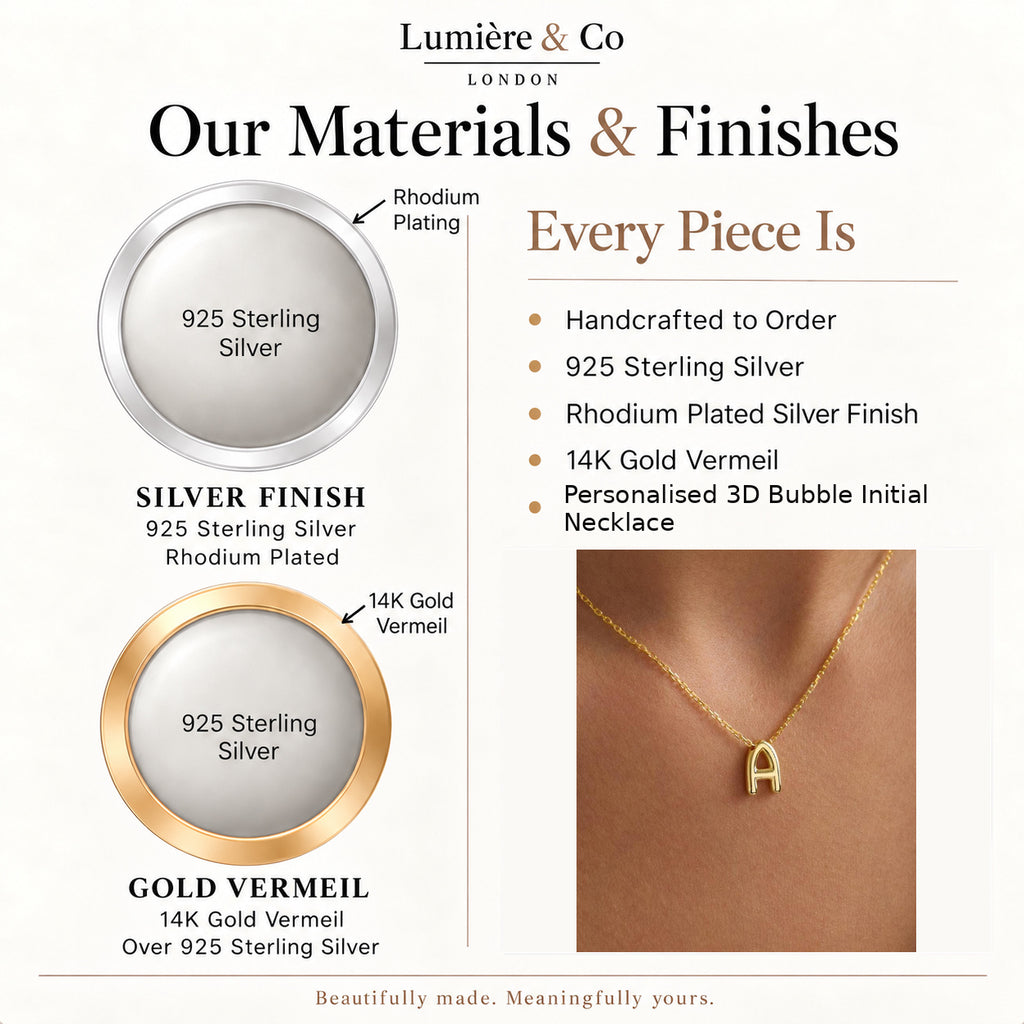 Lumière & Co materials and finishes guide