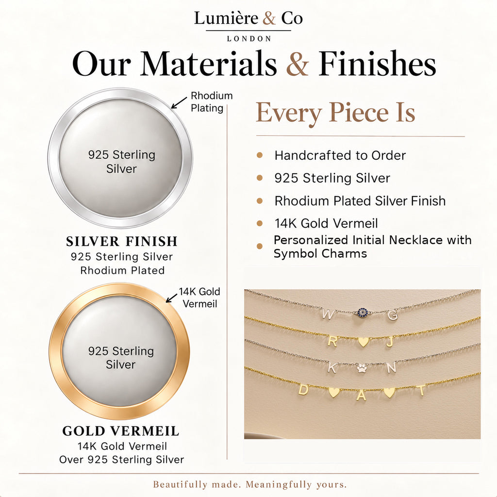 Lumière & Co materials and finishes guide